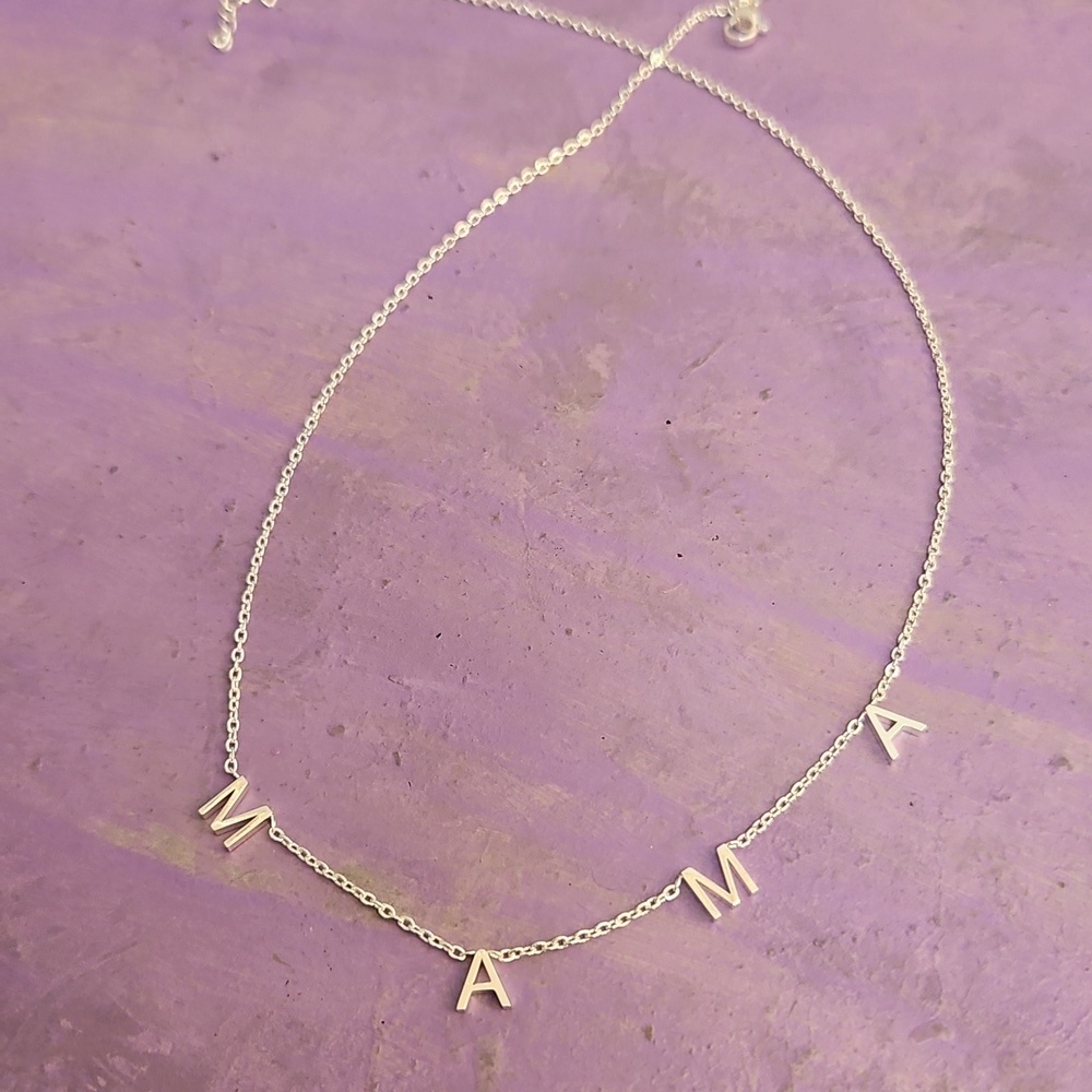 NEW Gold or Silver 'MAMA' Necklace - Picture 8 of 11